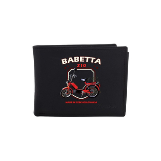 Kožená peněženka Striker Jawa Babetta - černá