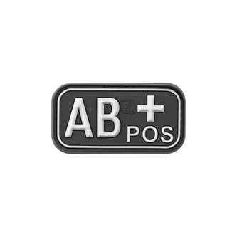 Gumová nášivka Jackets to Go krev AB POS - černá