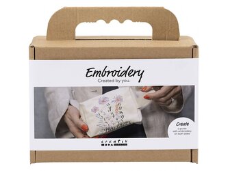 Kreativní sada Vyšívaná toaletní taška