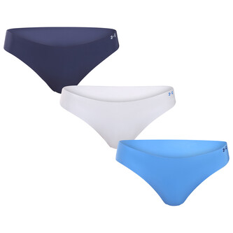 3PACK dámská tanga Under Armour bezešvá vícebarevná (1383893 453) S