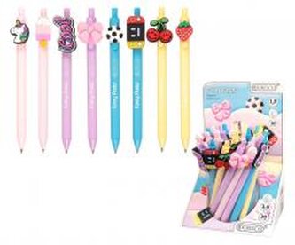 Długopis z topperem Funny Faces (30szt)