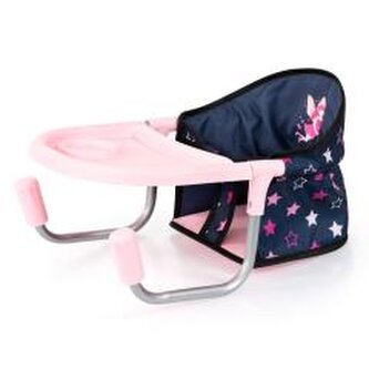 Siedzisko stołowe dla lalek niebieskie