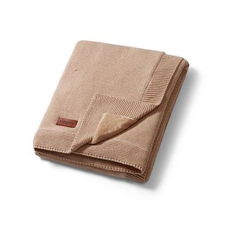 1671/03 KOC BAWEŁNIANY Z FLANELOWYM PODSZYCIEM CIEMNY BEŻ