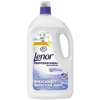 Lenor aviváž Professional 4L Sensitiv - 200PD - bílá