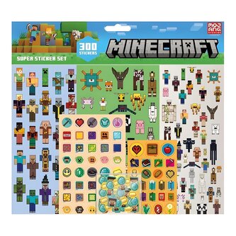 Sada samolepek Minecraft (300 ks)