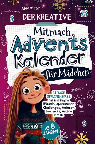 Der kreative Mitmach-Adventskalender für Mädchen