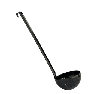 Naběračka smalt černá 9cm