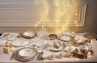 18ti dílná jídelní sada talířů GOLDENEYE BRANDANI