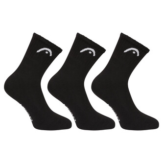 3PACK ponožky HEAD kotníkové černé (701229016 001) L
