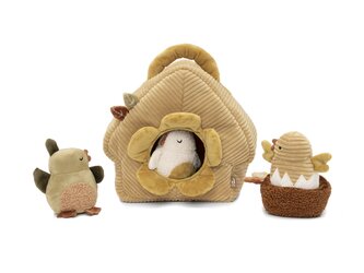 Ptačí budka s ptáčky textilní Tiny Park