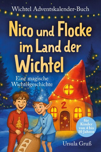 Wichtel-Adventskalender-Buch | Eine magische Wichtelgeschichte für Kinder von 4 bis 10 Jahren | Nico und Flocke im Land der Wich
