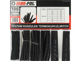 Smršťovací bužírka, sada 100ks MAR-POL