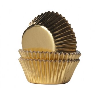 Cukrářské košíčky mini zlaté 35x21mm 1280ks - House of Marie