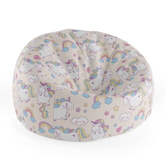 Sedací vak Cocoon Jednorožci: 115 x 75 cm x 45 cm