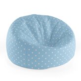 Sedací vak Cocoon Bílé tečky na modré: 115 x 75 cm x 45 cm