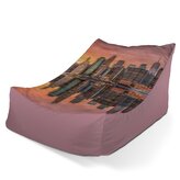 Sedací vak Lounge New York Západ slunce: 120 x 100 x 80 cm