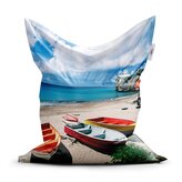 Sedací vak Loďky na pláži: 200x140 cm