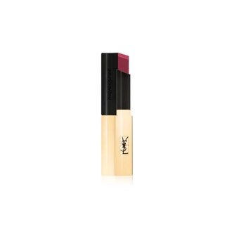 Tenká matující rtěnka s koženým efektem Rouge Pur Couture The Slim Yves Saint Laurent / Odstín: 21 Rouge Paradox - 2,2 g