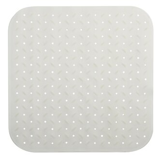 MSV protiskluzová podložka do sprchy CLASS Premium, bílá, SBS kaučuk, 54 x 54 cm