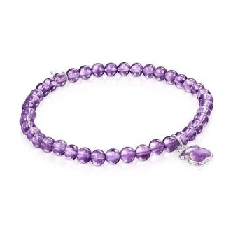 Korálkový náramek s ametystem Icon Color 1003388000 Tous
