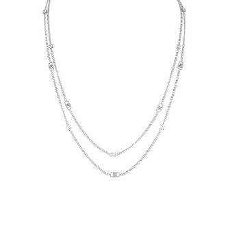 Módní ocelový náhrdelník s krystaly LJ2900 Liu Jo