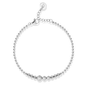 Kuličkový ocelový náramek s krystaly LJ2831 Liu Jo