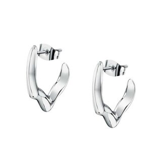 Půvabné ocelové kruhové náušnice T-Design TJAXA06 Trussardi