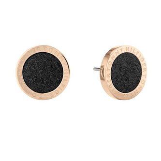 Nápadité bronzové bicolor náušnice pecky Dust 2780705 Tommy Hilfiger