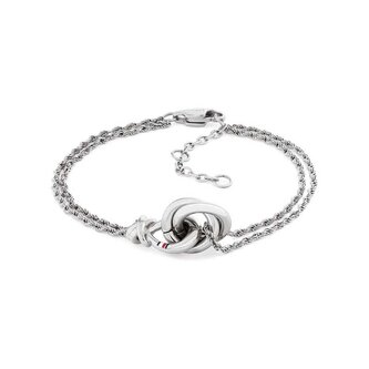 Nadčasový ocelový náramek Propletené kruhy Nautical Knot 2780990 Tommy Hilfiger