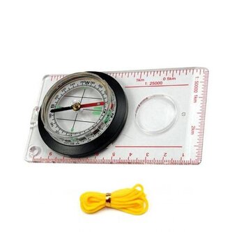 Buzola speciál 108 SEDCO s lupou a pravítkem  108x66 mm (Plast)