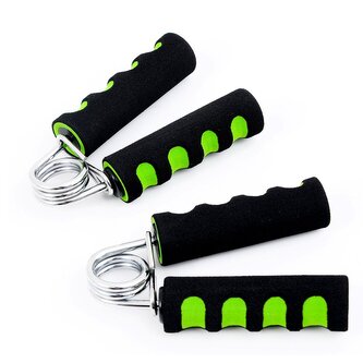 Posilovač předloktí SEDCO FOAM GRIP - Sada 2 ks - černá (Kov)