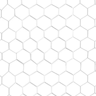 Síť kopaná SEDCO 3x2X1 m - SET NA DVĚ BRANKY - bílá (Nylon)