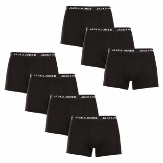 7PACK pánské boxerky Jack and Jones černé (12171258) XL