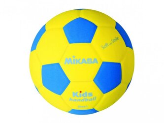 Míč dětská házená MIKASA SH1 PĚNA EVA- Size 1 - žlutá (EVA)