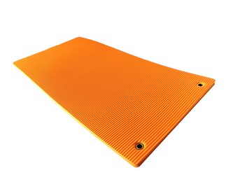 Fitness karimatka na cvičení a jógu SPARTAN 1031 - Se závěsy - oranžová