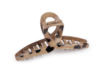 Skřipec do vlasů zvířecí vzor - 1 ks - 7 béžová světlá