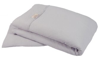 BABYMATEX Prádlo ložní Muslin světle šedá 2-dílné