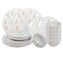 HIT Jídelní sada talířů Vánoční 18 ks White Trees HT-23106422