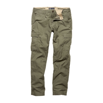 Kalhoty Vintage Industries Mallow - olivové, 34