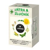 LEROS Bylinný čaj Játra & žlučník - nálev. sáčky (20 x 1,5 g) - harmonizace trávení