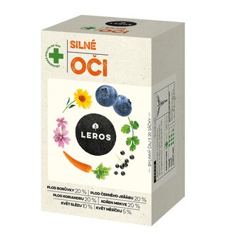 LEROS Bylinný čaj Silné oči - nálev. sáčky (20 x 1,5 g) - ochrana a regenerace unavených očí LEROS Bylinný čaj Silné oči - nálev. sáčky (20 x 1,5 g) - ochrana a regenerace unavených očí