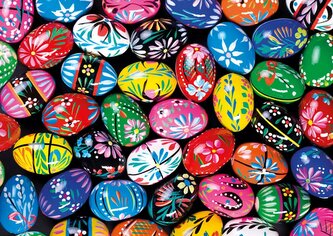 YAZZ Puzzle Malovaná velikonoční vajíčka 1000 dílků