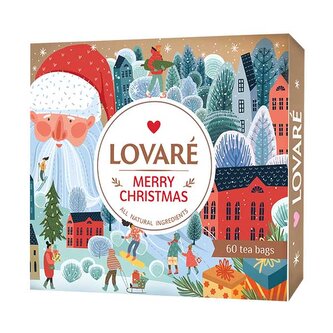 Kolekce čajů Lovaré Portfolio Merry Christmas Collection (60 sáčků) 102,5 g