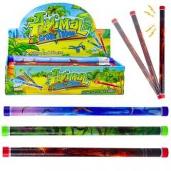 Tuba dźwiękowa Dinozaury światło 40cm MIX