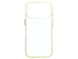 Tvrzený kryt s béžovými okraji pro iPhone 17 Pro Max