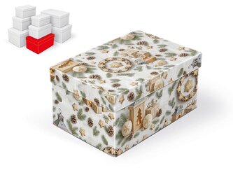 krabice dárková vánoční B-V012-E 24x16x12cm 5371320