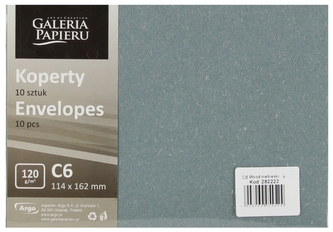 Koperta C6 NK niebieska Wood op10szt GALERIA PAPIERU 282222 GAL