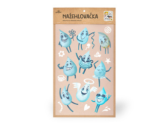 Lesní svět Nažehlovačka L 046 - Kapka vody