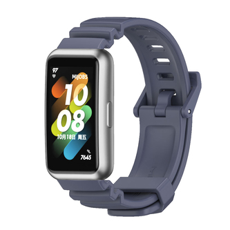 Vroubkovaný náhradní řemínek pro Huawei Band 7,Tmavě modrá,Huawei Band 7