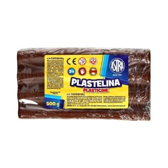 Plastelina 0.5 kg brązowa ASTRA 303117011